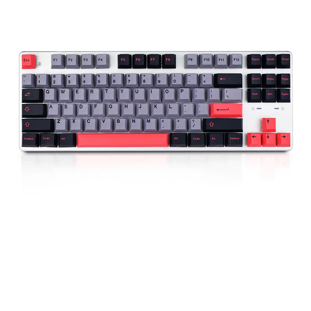 129 Keys 8008 Keycaps PBT Custom Dye Sublimation GMK Double Shot Cherry Profile Keycaps for MX Switch Mechanical Keyboard