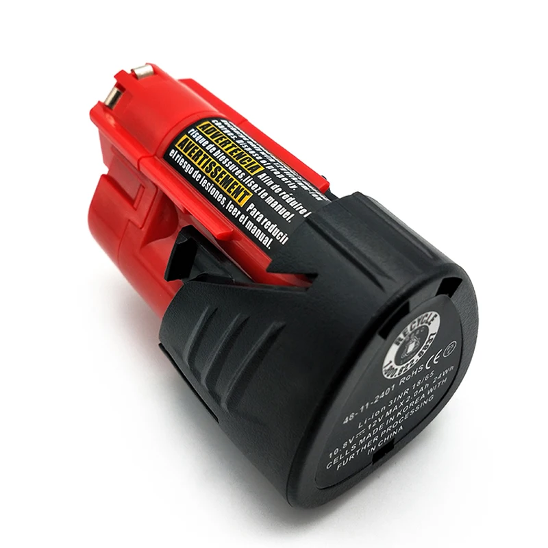 Factory price M12 12V Lithium ion  battery Rechargeable Power Tool Battery For Milwauke 48-11-2401 48-11-2440