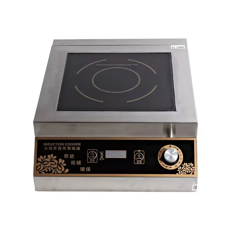 Simple Operation Metal Body Luxury Induction Hob 5Kw Plate Cooker Induction Stove