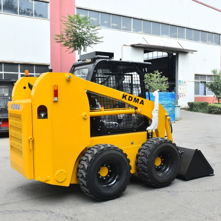 KDMA Skid Steer Loader With Backhoe Flail Mower Versatile for Landscaping Heavy Lifting Multi-Purpose Use