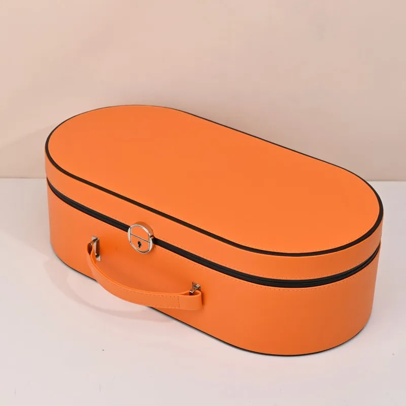 Factory supply OEM design high-end custom logo orange wine bottle with corkscrew accessories packaging box for 2 wine bottle