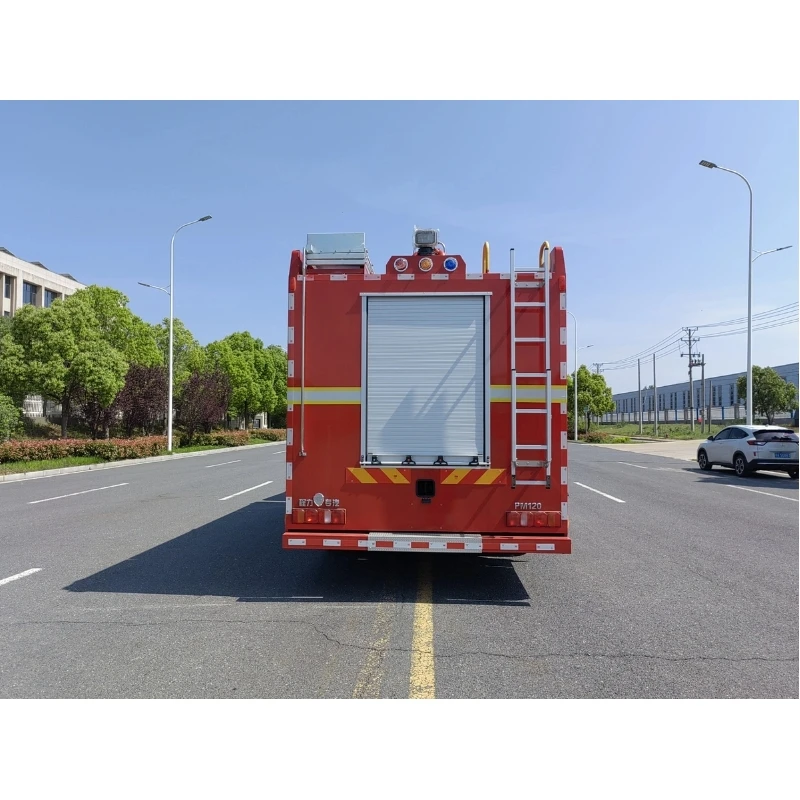HOWO fire truck 6x4 chassis aluminum alloy framework equipment box 16m3 foam fire truck