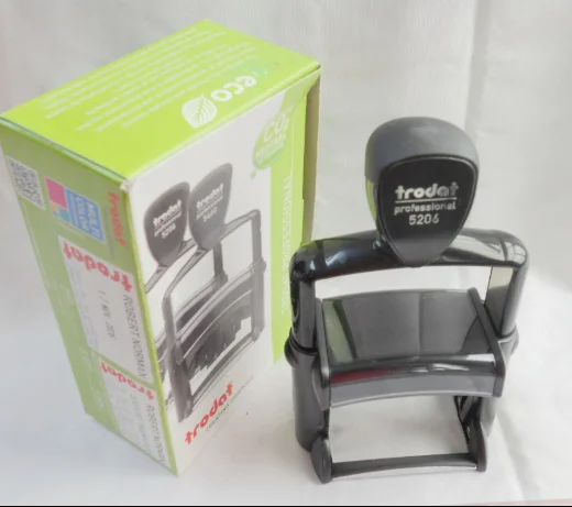 original 56x33mm/professional 5206 trodat heavy  self inking stamp roller stamp