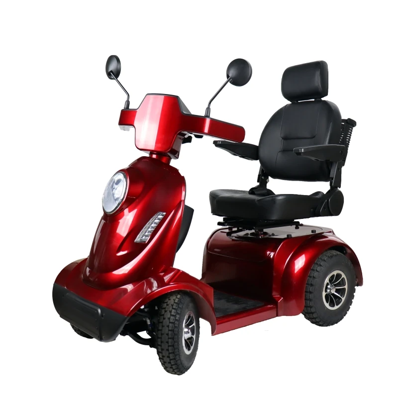 14 inch wheel four wheels 800W motor handicap mobility electric scooter for disabled people