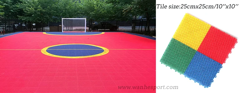DIY outdoor backyard basketball court flooring kit Australia for sport court tiles
