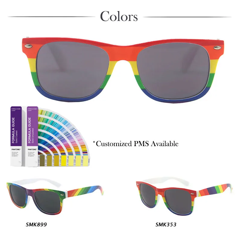 Hot Selling Fashion Boy Girl Shade Eyewear Rainbow Children Sun Glasses UV400 Kids Sunglasses