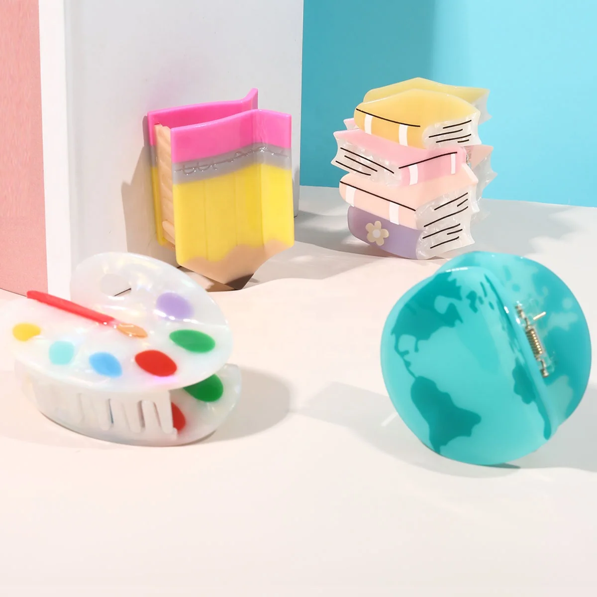 personalized acetate customize hair claw  high quality hair claws cute hair claw back to school