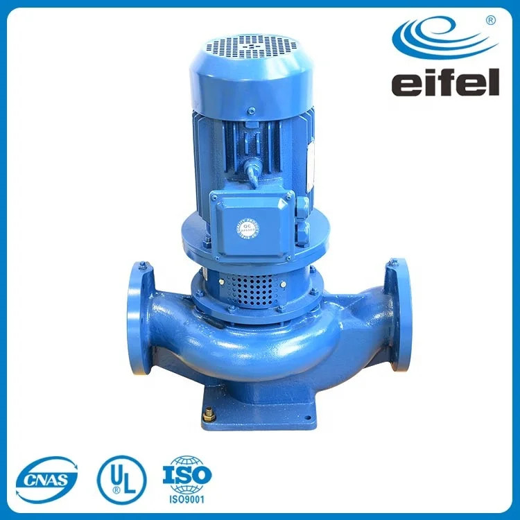 High-Pressure Vertical Inline Booster Pump 22kw Centrifugal Clean Water Pump Drinking Water Treatment Agriculture Cast Iron