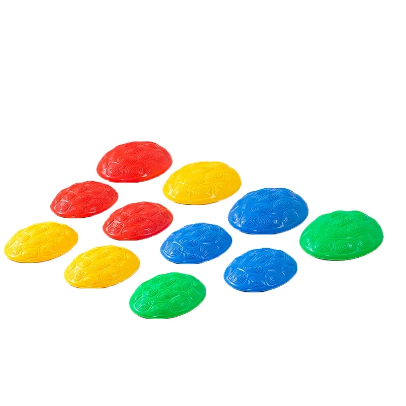 Turtle Steps Balance Stepping Stones Obstacle Course Coordination Game for Kids and Family Indoor Outdoor Sensory Play Equipment