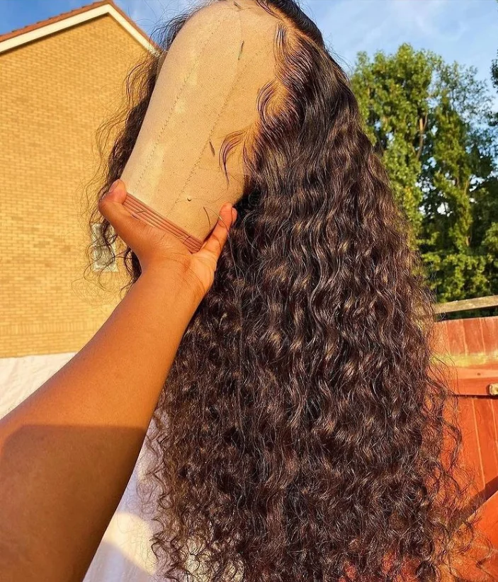 150% 180% Density 13x4 HD Full Lace Human Hair Wigs For Black Women,Wholesale Brazilian Virgin Hair Transparent Lace Front Wig