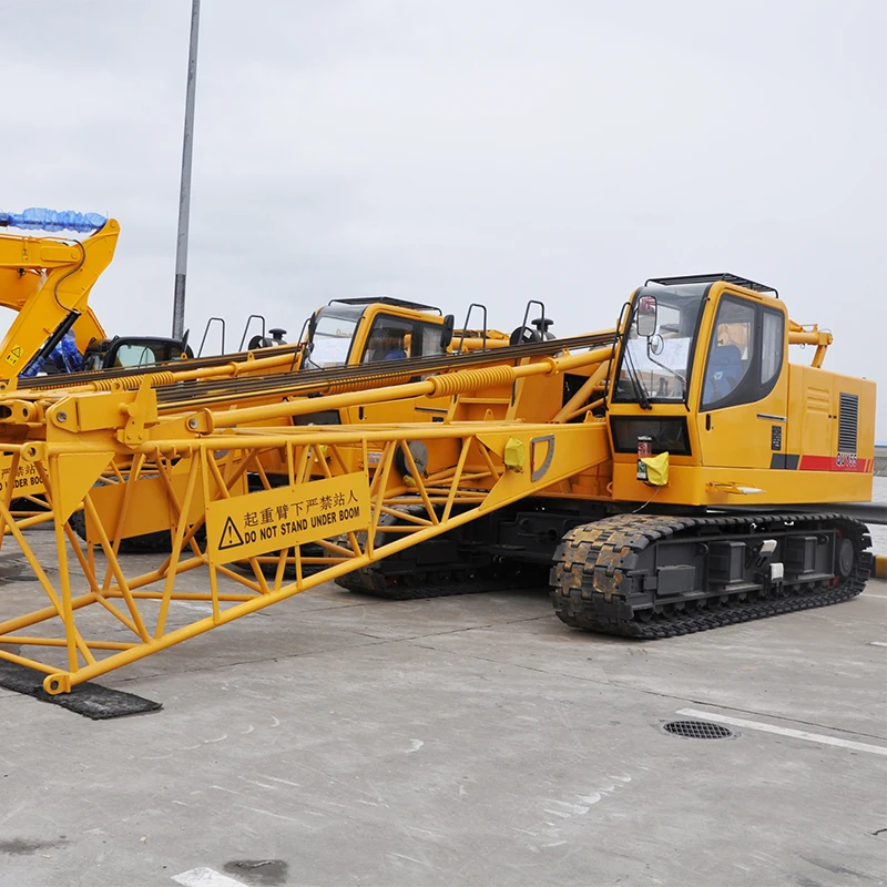 Boom 55 Ton Hydraulic Mobile Crawler Crane QUY55 within lifting machinery with high quality and reasonable price