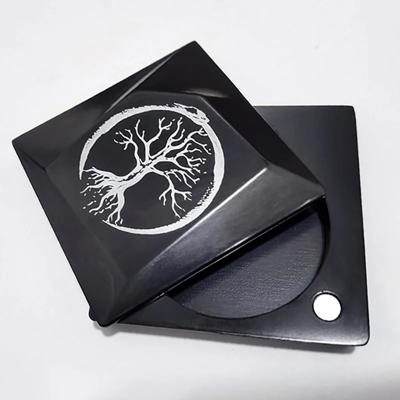 magnetic refill metal perfume compact