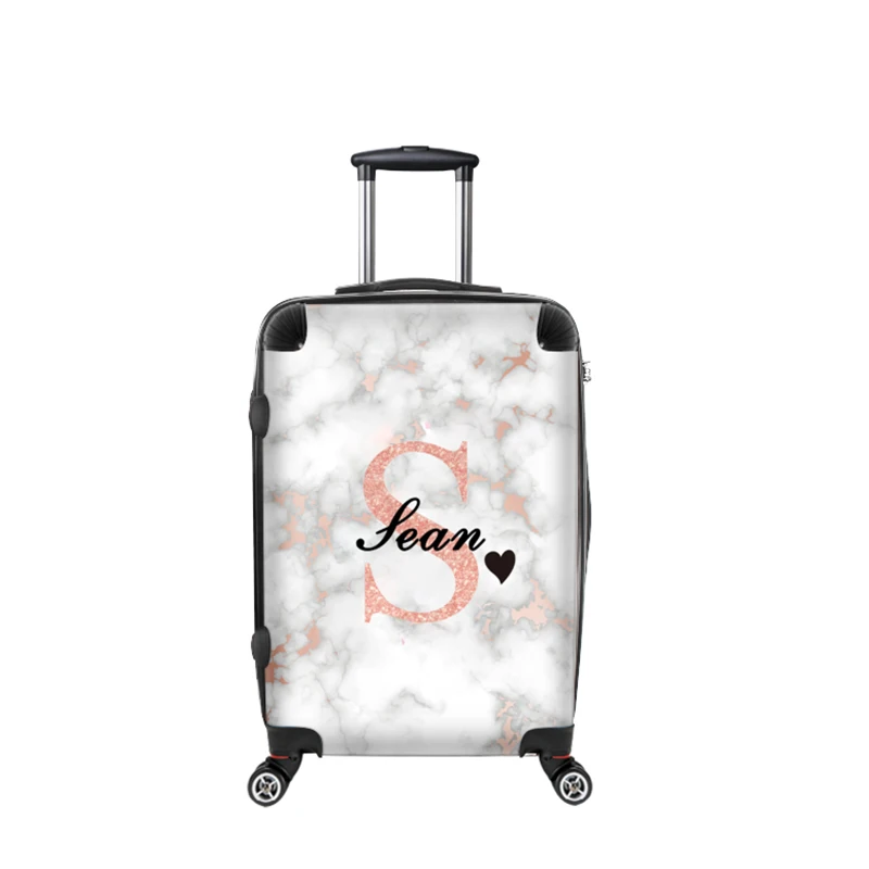 Wholesale Crystal Fashion Design 20 24 28 Inch Trolley Suitcase Sets Carry-on Customized Design Luggage Bags Case