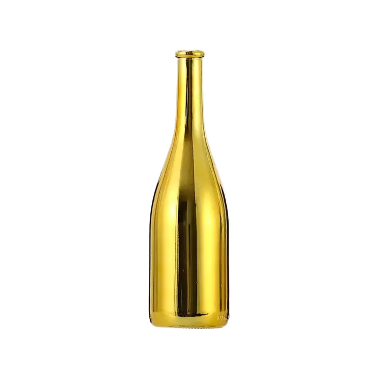 750ml Amber Glass Champagne Bottle for Packaging Wine Whisky Beer Tequila Boxed Industrial Use OEM/ODM Professional