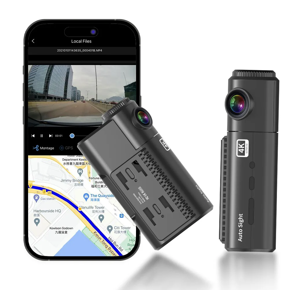 Auto Sight Ultra Vision 4K Dash Cam 4K Dash Camera Video Recorder 4K Car Camera Car SONY STARVIS 2 Dash Cam