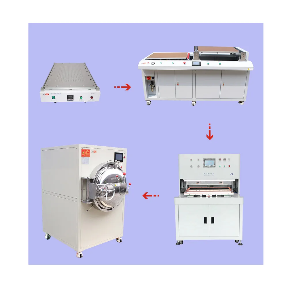 For Bus TV Computer Screen Repairing Film CG Bonding OCA COF OCF SCA Bubble Defoaming Machine