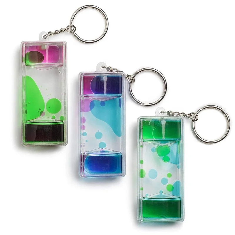 Liquid Motion Bubbler Keychain Toys