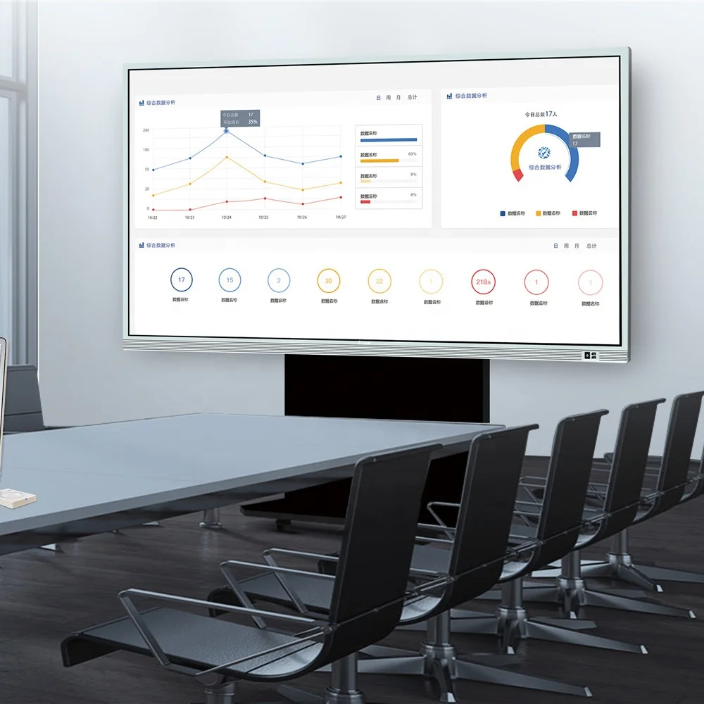 Hot sales 55 65 75 86 98 inch interactive flat panel 4k multi touch screen smart board for conference or educational equipment