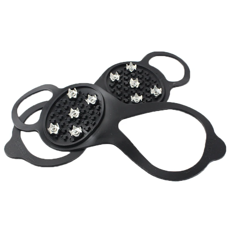 Shoe Snow Chain Slip Resistant Shoes Mountaineering Spike Ice Shoe Grip Spike Ice Traction Cleats Snow Grips Anti-Slip Climbing