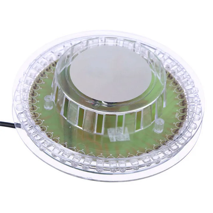 Sound Actitvated Magic LED wheel Light RGB LED Party Bar Wedding stage light USB Powered 48 Leds Disco DJ Lamp