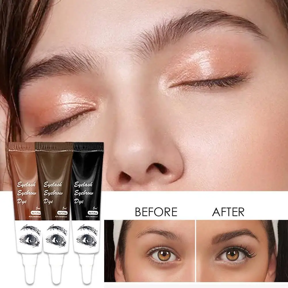 Brow Lash Tint FLORA Eyebrow Henna Dye Kit Gel Cream Organic Semi Salon Permanent Natural Long Lasting Henna For Eyebrows