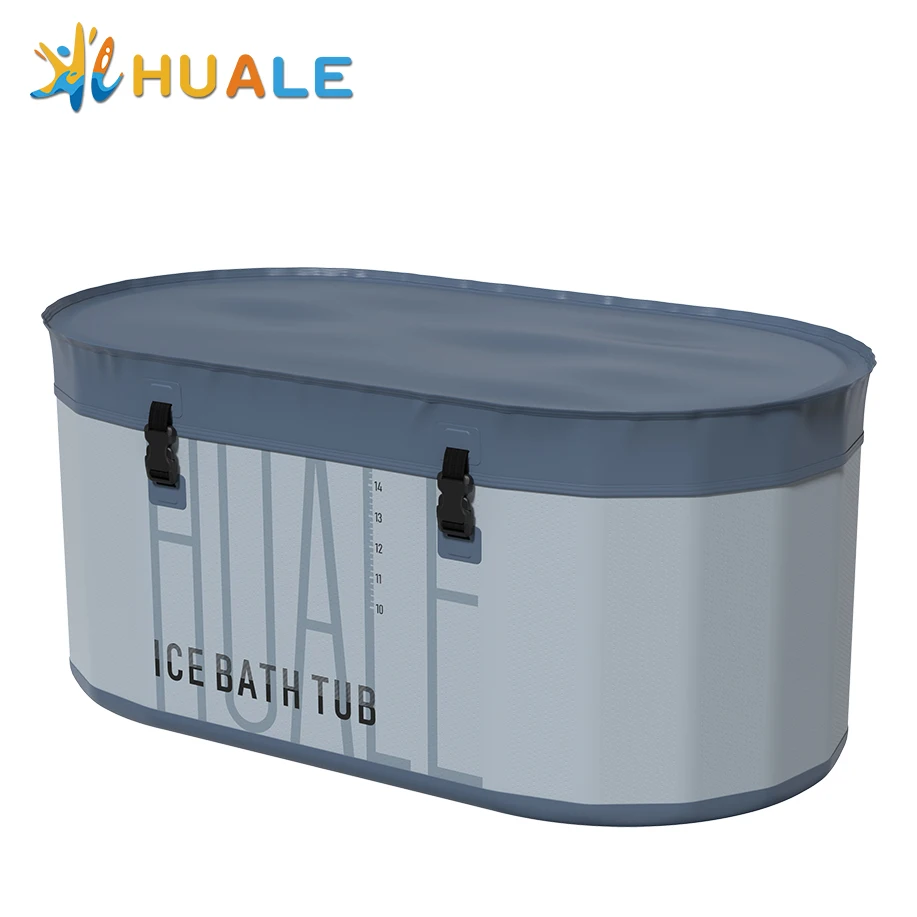 China Supplier Customized Cold Plunge Inflatable Ice Bath Portable Plunge Recovery Water Treatment From Ice Barrel For Kids