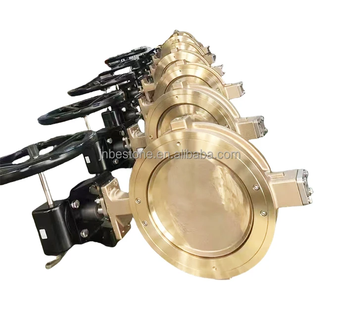 High Performance Butterfly Valve  Wafer double eccentric Metal seated brass material made in China