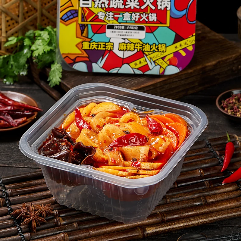 Wholesale Self Heating Hotpot 240g Chinese Food Exotic Snack Spicy Instant Vegetable Self Heating Hot Pot