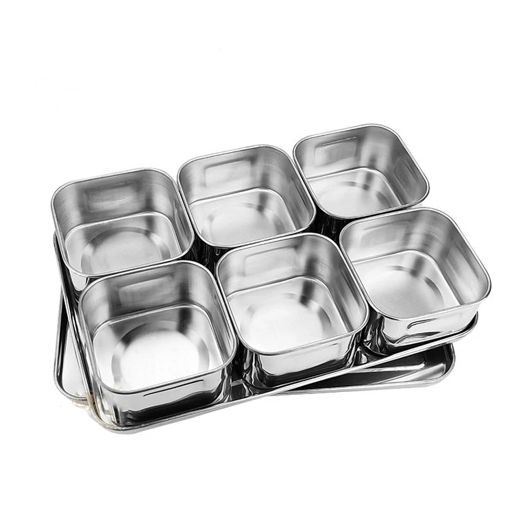 professional factory good quality restaurant spice rack square spice jar candy buffet jar