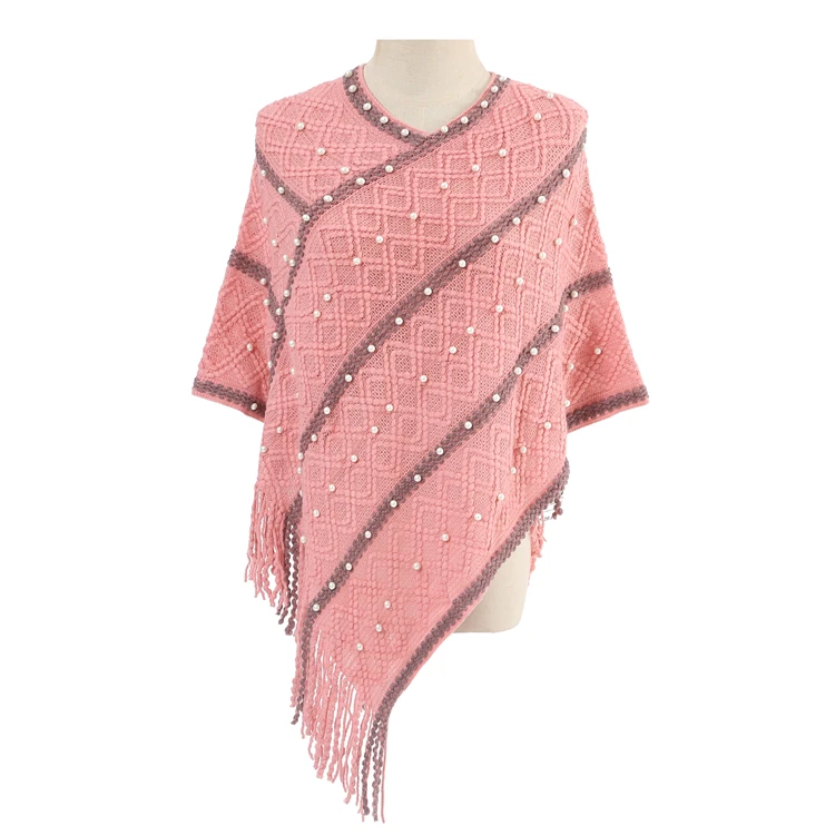 
Baby Cloak Cape Shawl Scarf Winter Knitted Warm Children Toddler Baby Wraps Plaid Scarves Shawl 