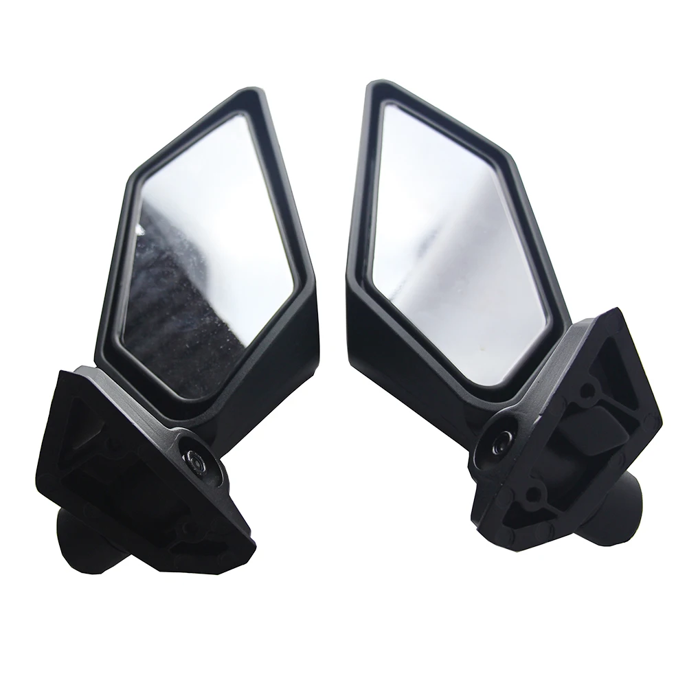 ABS Plastic 1 Pair ATV UTV Rear View Side Mirrors For Maverick