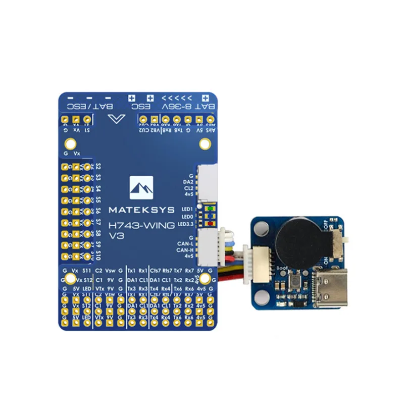 Контроллер полета MATEK H743-WING V3 ArduPilot INAV 3-8S H743 FC 30,5x30,5 мм для беспилотных летательных аппаратов с несколькими винтами