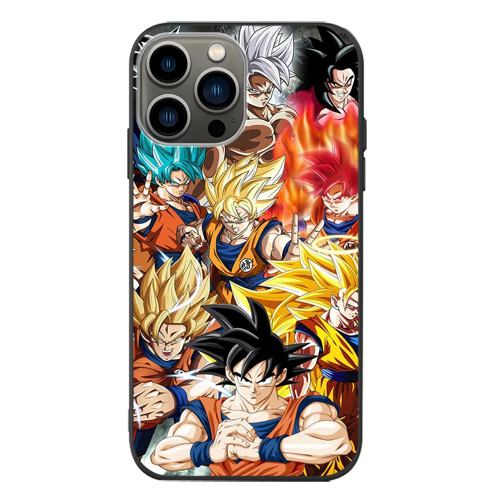 Custom Logo Anime Phone Case for iPhone 14 13 12 11 Pro Max XS XR X UV Printing Comic Mobile Phone Shell Back Cover