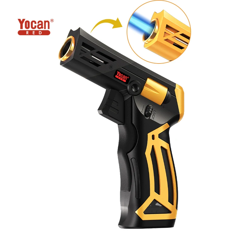 Premium Luxury Diablo Torch Lighter Ceramic Butane High Power Piezo Ignition Welding Torch Lighters