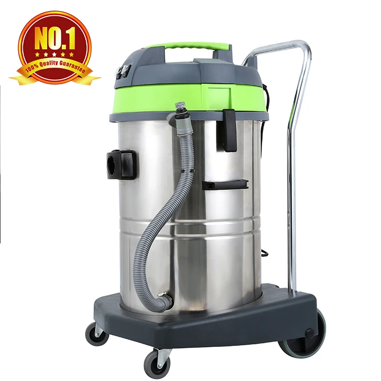Haotian 2 Motor Wet & Dry Vacuum Cleaner Capacity Stainless Steel 60L 220V 2000W Restaurant Food Grease Extraction Vaccum 24.5