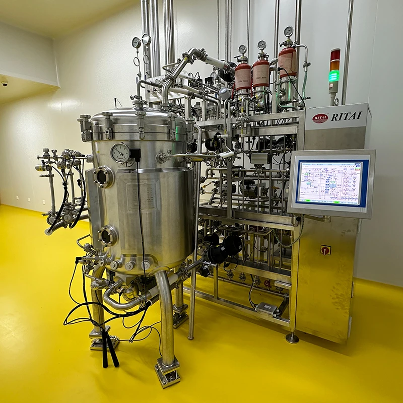 20L-500L Stainless Steel Biological Engineering Life sciences Vaccine Enzyme Production Equipment Fibra Disk Bioreactor for Lab