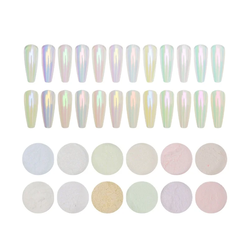 Factory Cheap Price Epoxy Resin Aurora Fairy Nail Mica Pigment Powder Aurora Nails Pigment