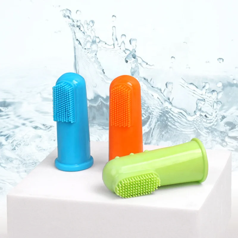 Pet Toothbrush for Dog Teeth Cleaning Dog Finger brush Toothbrush Dog Tooth Brushing Finger Toothbrush