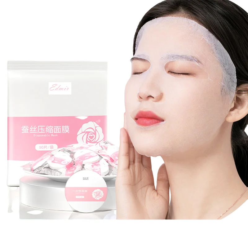 cotton facial sheet mask paper ultra-thin filling disposable compressed skin care DIY face mask