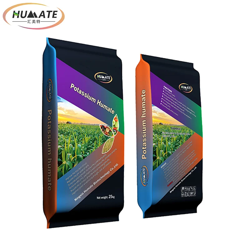 Ningxia Humate easily soluble in water organic solid fertilizer potassium humate humic acid to loosen the soil