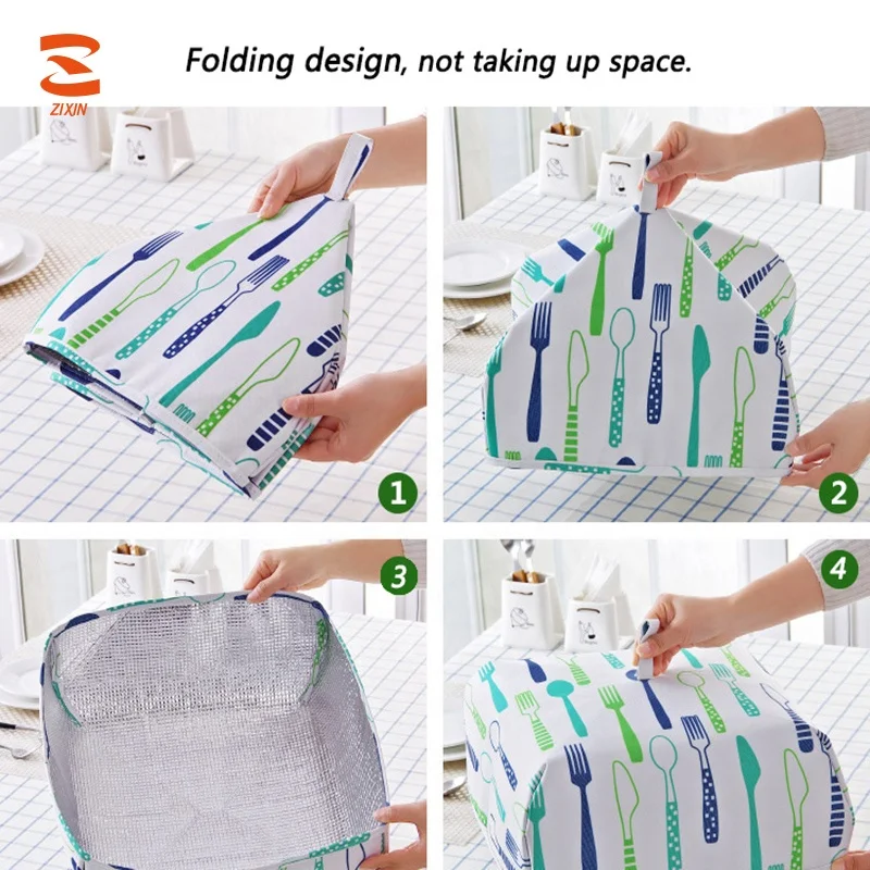 Hot Sale Supersize Design Practical Dust Control Food Cover Folding Kitchen Insulation Food Cover