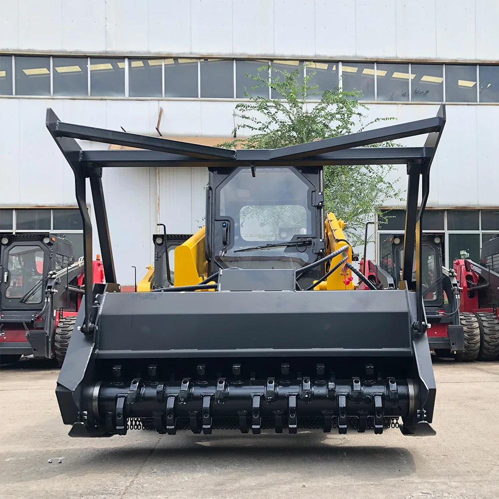 China skid steer track loader farm garden Forestry large 1200kg Track Diesel Skid Steer Loader