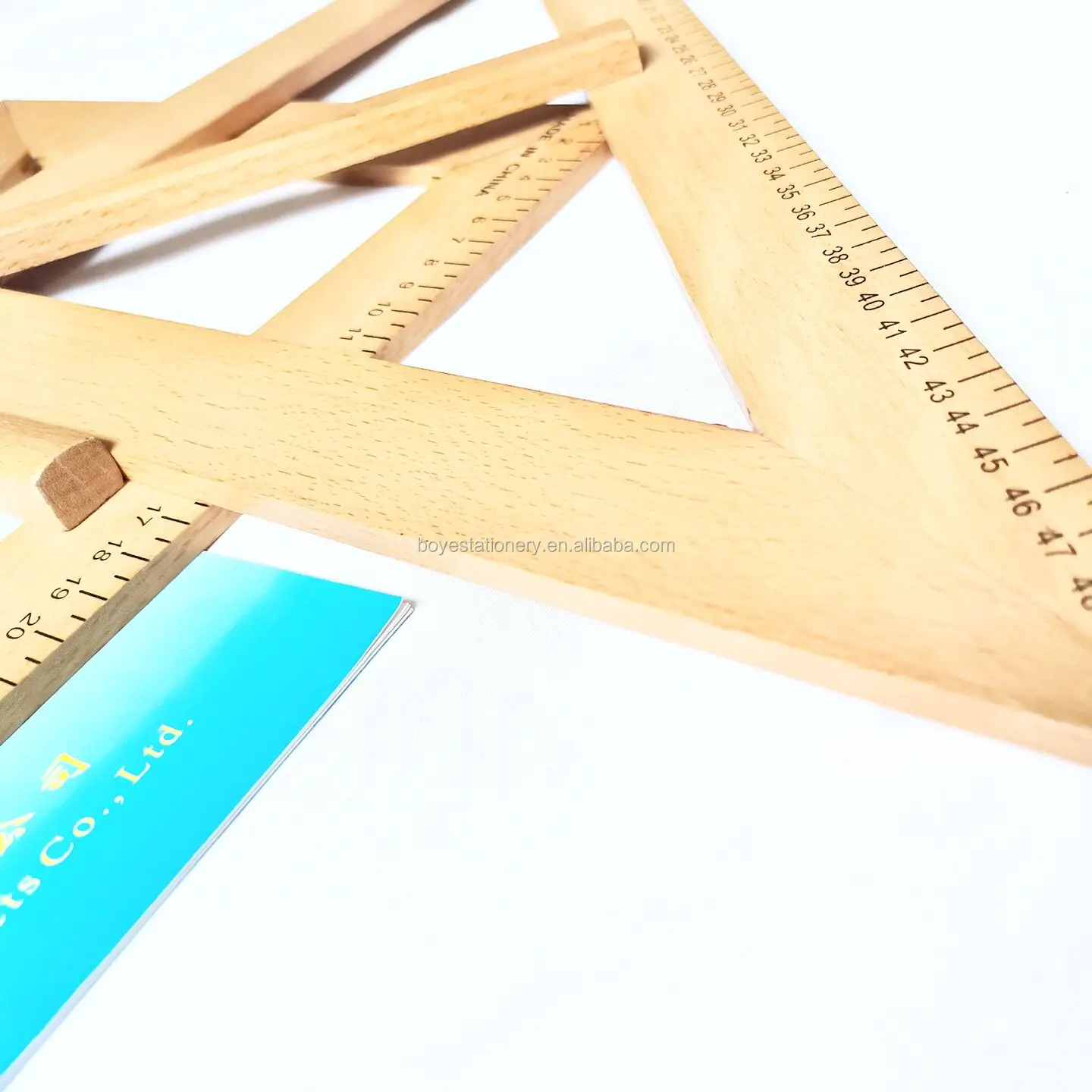 
Promotional Multi Angle Ruler Wooden Triangular Ruler Corner Square Triangle Ruler 