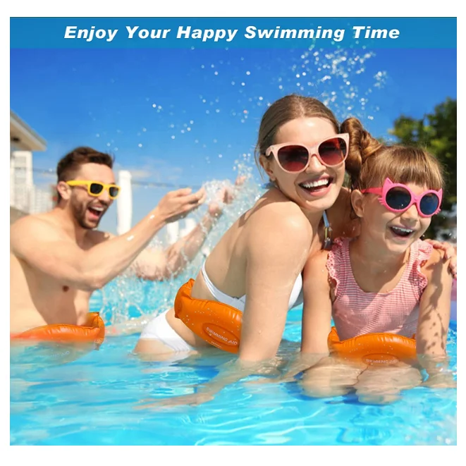 Adjustable Float Plate Training Equipment Buoyancy Band Ring Inflatable Swimming Belt Waist