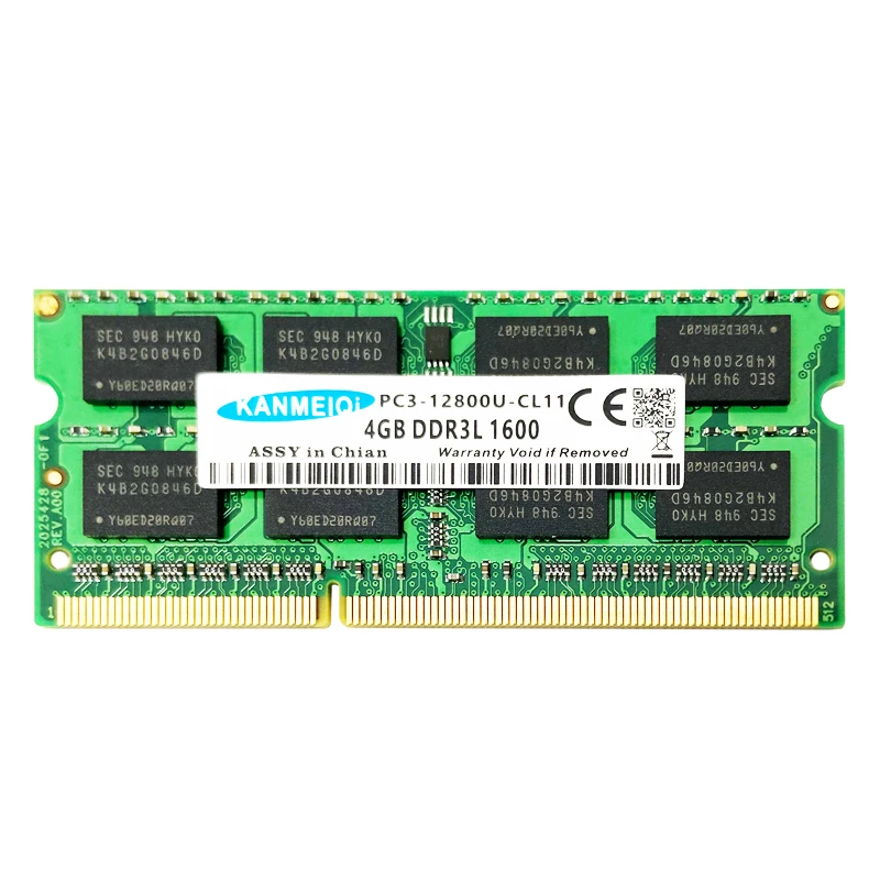  Новый ноутбук ddr3 8 ГБ ОЗУ 1 35 в PC3L -12800 1600 МГц 204-pin Sodimm оперативная Память 2 4 ноутбуки DDR3 для