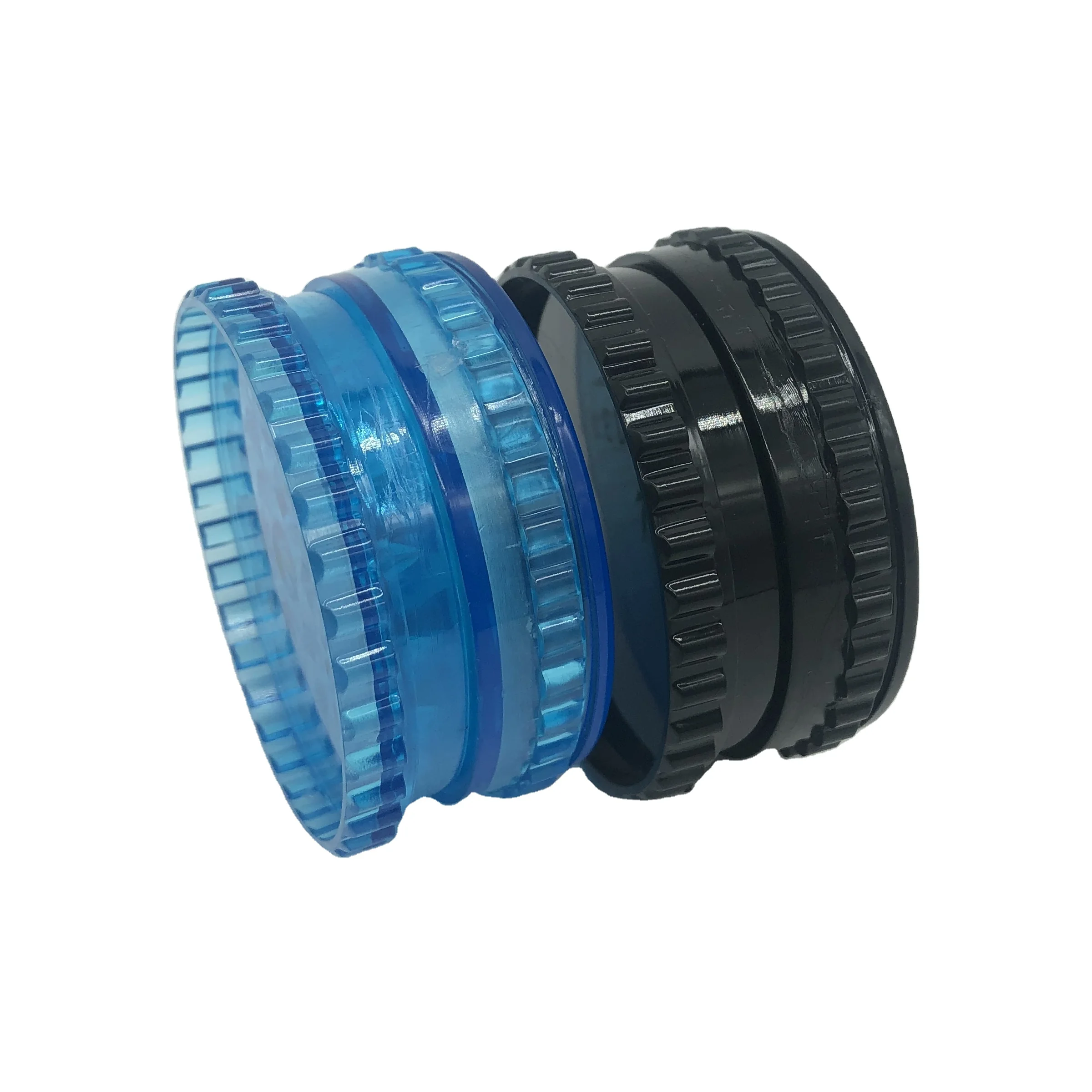 Wholesale Easy To Use 61 mm 3 layer plastic smoking portable herb grinder for Herb Dry Spice Crusher