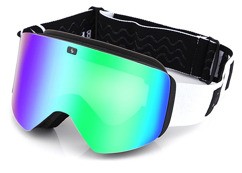 BENICE Sports support custom small wholesale magnetic frameless designer best mirrored snowboard glasses snow ski goggles