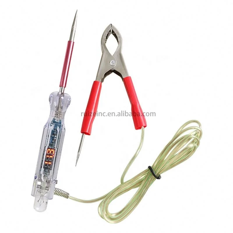 Тест-лампа двунаправленный цифровой дисплей тестовый карандаш с функцией самозащиты