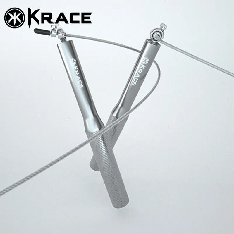 
Krace crossropes Fitness adjustable Training Exercise Speed Steel Wire weighted buy heavy professional Skipping Jump Rope 