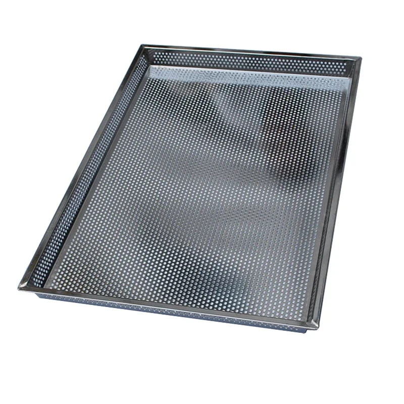 Customized High-Temperature Resistance Stainless Steel Perforated Tray Sheet Food-Grade Oven Pan for Bakery Baking Dishes & Pans